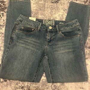 New! SO junior’s Classic Denim Skinny Jeans